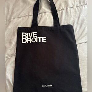 Ysl rive droite tote bag